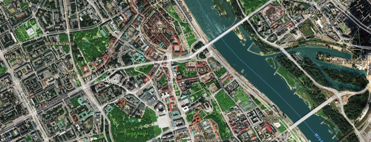 MapsInClouds interaktywne mapy, styl Landscape